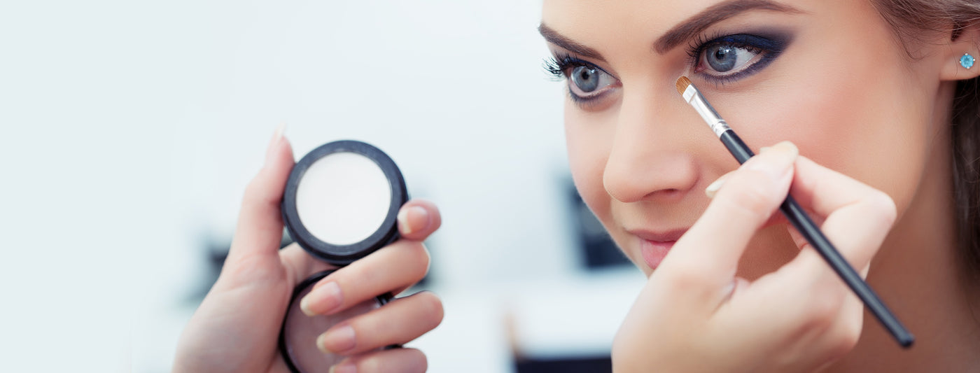 Makeup application at Elle Beauty